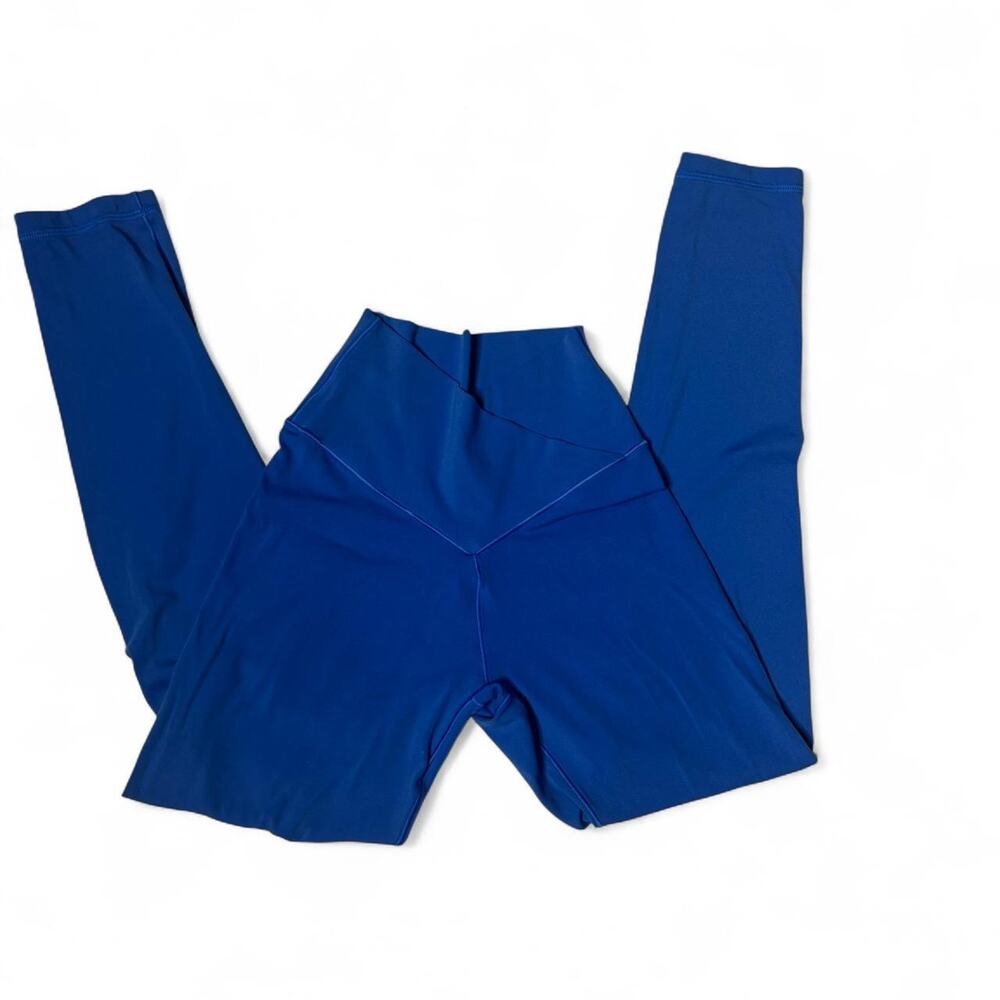 OFFLINE by Aerie Real Me Crossover 7/8 Leggings Size Small High Rise Blue